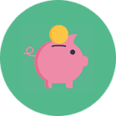 Piggy bank icon